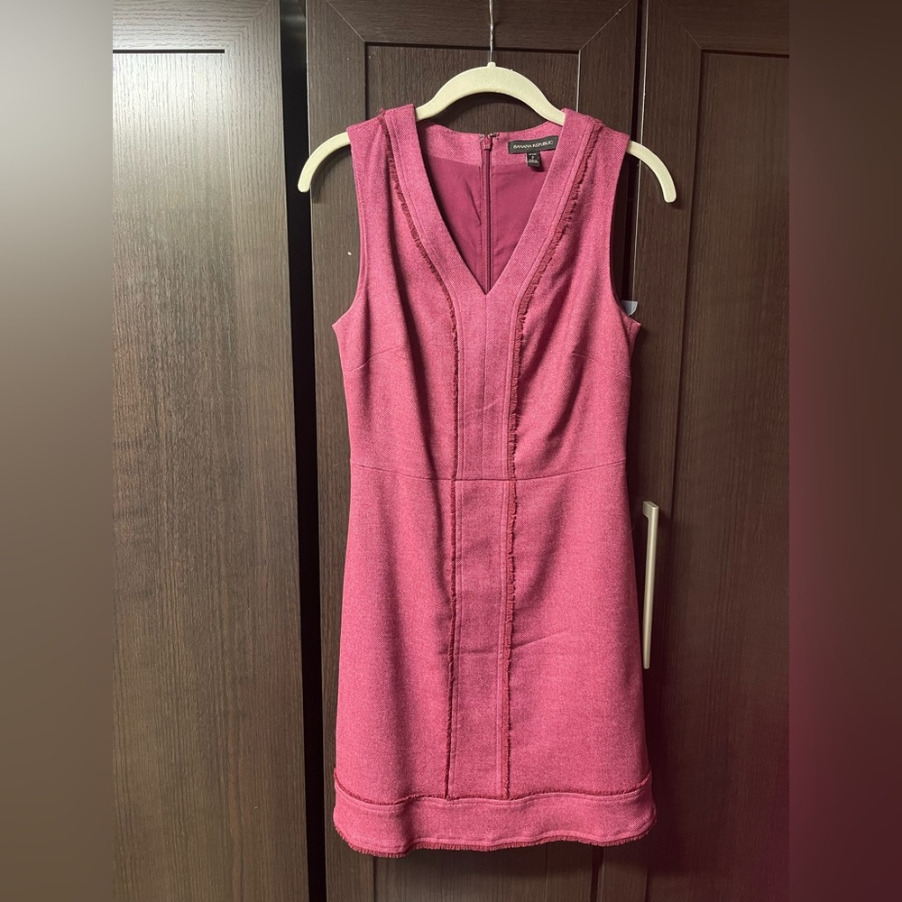 Petite sleeveless dress from Banana Republic.